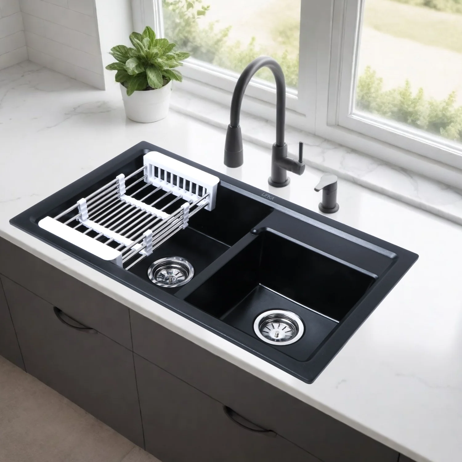 sink below box